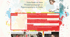 Desktop Screenshot of juliaraab.de